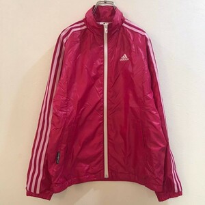 * прекрасный товар * модный замечательная вещь *ADIDAS/ Adidas ветровка нейлон жакет джемпер водоотталкивающий Pink Lady -sS ON1083