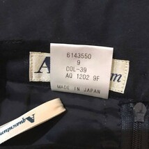 ウールスカート■Aquascutum/アクアスキュータム タイトスカート ネイビー 紺 レディース 9 ON1008_画像5