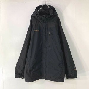 ★ Columbia Colombia Mountain Parker Нейлоновая куртка проход Чак Полный Zip Food Blouson Black M Noh637