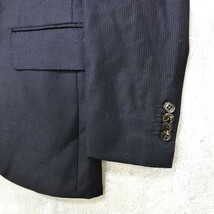 美品◆CANONICO◆SUITSUPPLY スーツ シングル2B テーラードジャケット シャドーストライプ ジャケット ネイビー 総裏 42 メンズ　ｃ1933K69_画像6