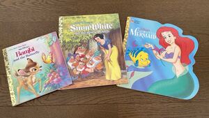 ディズニー英語絵本 3冊セット リトルマーメイド、白雪姫、バンビ