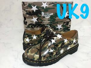 * free shipping *{ new goods rare! ultra rare collaboration }UK9 US10 Dr. Martens end Sophnet 1461 3 hole shoes leather low camouflage camouflage 