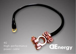 [C33 type Laurel / LAUREL] high Performance battery minus cable clear black Direct Energy