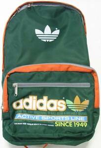 90s Adidas adidas рюкзак orange зеленый 