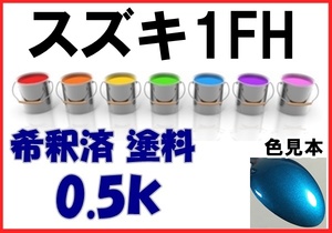 ◇ スズキ1FH　塗料　トリオンブルーM　希釈済　カラーナンバー　カラーコード　1FH