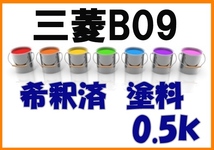 ◇ 三菱B09　塗料　希釈済　ミッドナイトブルー　カラーナンバー　カラーコード　B09_画像1