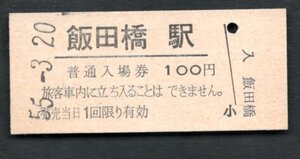（中央本線）飯田橋駅１００円