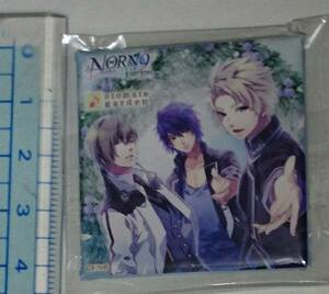 NORN9 ノルン＋ノネット オトメイトガーデン スクエア缶バッジ ラストイーラ 暁人 夏彦 駆