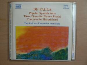 輸入盤CD マヌエル・デ・ファリャ Popular spanish Suite&Three Pieces for Piano・Psyche&Concerto for Harpsichord