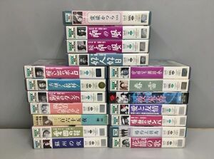 VHS SHV pine bamboo Home video other total 18 point set 2207BKS091