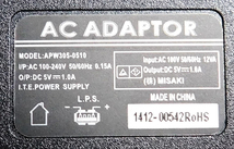 I.T.E POWER SUPPLY APW305-0510 ACアダプター (DC5V/1A) USB出力・ケーブル付属 [管理:KH604]_画像2