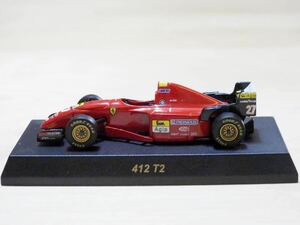 【ミニカー・台座のみ】京商 1/64 CVS ミニカーコレクション フェラーリ 412 T2 No.27 1995年 [ジャン・アレジ]