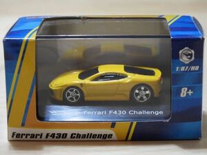 【新品：未開封】1/87 HOT WHEELS ホットウィール フェラーリ F430 チャレンジ [イエロー]