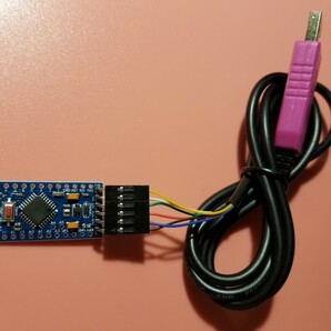 Arduino Pro Mini 互換ボード ＋ 書き込み用 シリアルコンバータ