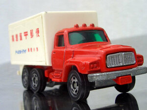 †80S TOMICA トミカ絶版 No.16 赤箱 67 NISSAN DIESEL TRUCK TW50 日産ディーゼル 高速道郵便車 高度成長時代 昭和レトロ MADE IN JAPAN