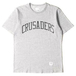Supreme シュプリーム Tシャツ CRUSADERS ロゴ クルーネック ヘビーTシャツ Crusaders Tee 10SS ヘザーグレー S トップス カットソー 半袖