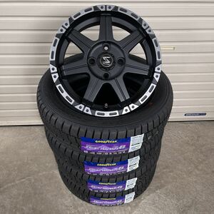 ストラテジーKH007◆新品スタッドレス◆155/65R14◆グッドイヤーアイスナビ8◆NBOXタントワゴンRラパンアルトトスペーシア　マッドブラック