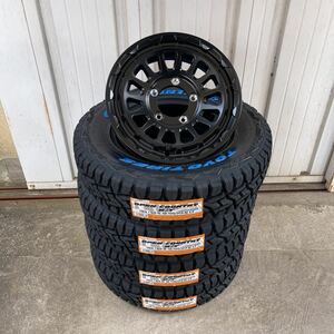 バークレイハードロック　リザード◆ TOYOオープンカントリーRT 185/85R16◆16×5.5+20 139.7-5H◆ジムニーJB23JB64　JA11ホワイトレター