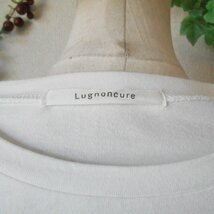 ルノンキュール Lugnoncure パール ネックレス 刺繍 入り レディース 用 半袖 Ｔシャツ フリー_画像7