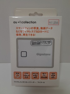 3【長031208-12(2)】新品 ワイヤレスメモリカードリーダー ライターA iOS・Android対応 簡単バックアップ 最大6台同時接続 Gigastone