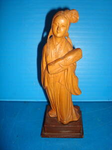 木彫り　「女性　像」　KKJ6