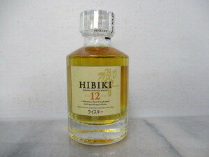 Q767 古酒　サントリー 響　12年 HIBIKI　ミニボトル ミニチュア 50ml 43% 