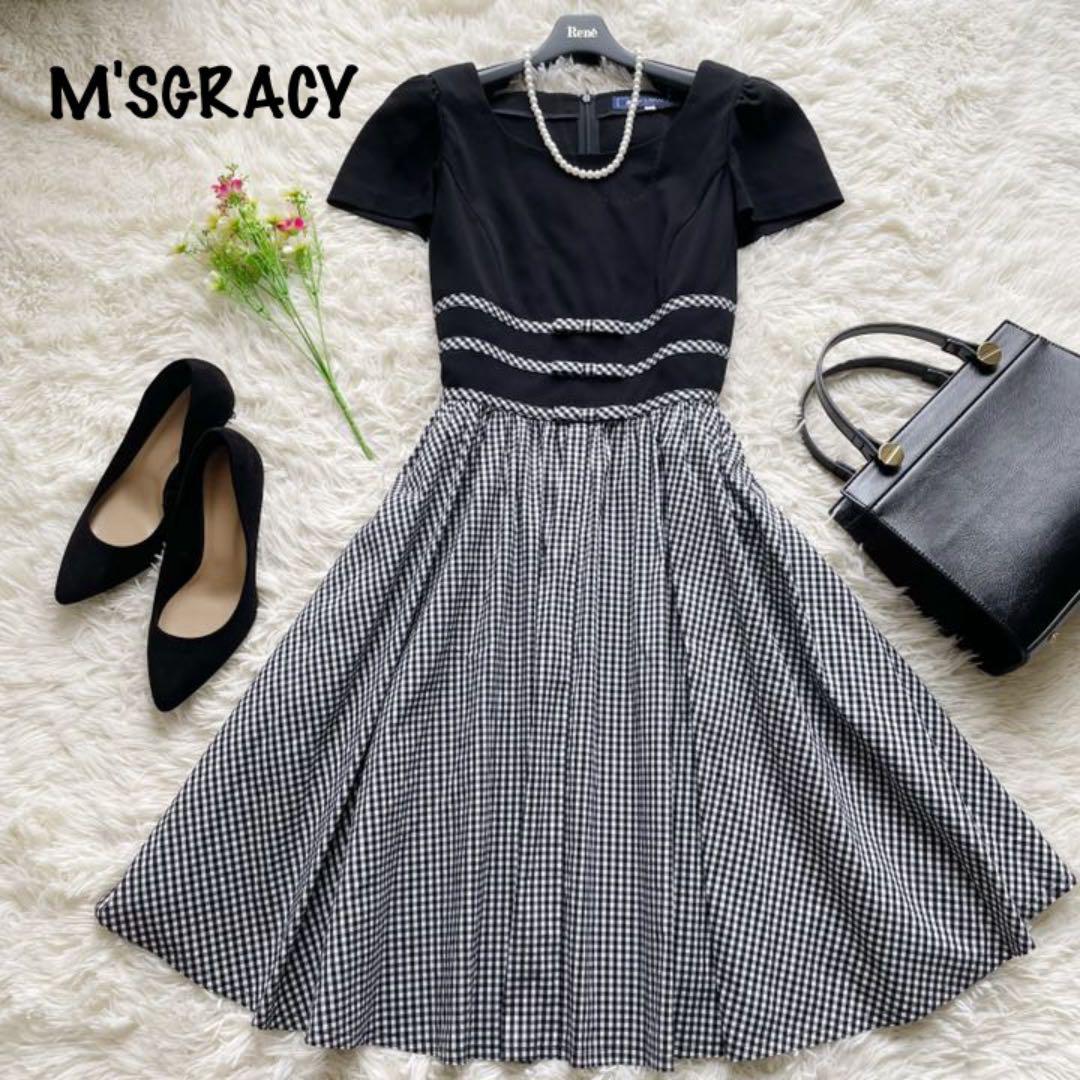 超特価のお買い M´sGRACY ワンピース 赤系 リボン 新作の予約販売も ...