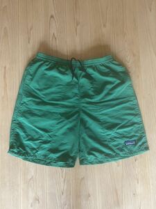 送料無料　即決　2012年製　廃盤カラー　DILグリーン　　size ＸＳ7インチ patagonia パタゴニアバギーズショーツ ビンテージカラー　緑