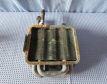 熱交換器#015　銅製熱交換器　熱交換　自作廃油ストーブなどに 04/07/15_画像4