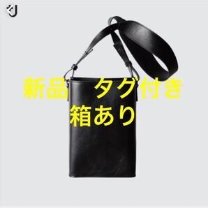 ユニクロ +j レザーショルダーバッグ 新品 タグ付き 箱付き