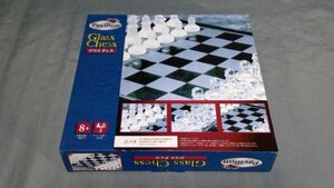 【80サイズ】グラスチェス（クリスタルチェスセット）　Pavilion ボードゲーム　箱付き　インテリア272050007A3A1