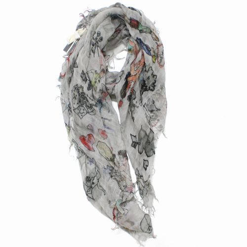 Faliero Sarti Disney柄 ドナルド デイジー ストール ー品販売 www