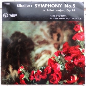 10INCH シベリウス 交響曲第5番 バルビローリ ハレ管弦楽団 TD-1026