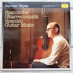 LP SPANISH GUITAR MUSIC ムダーラ サンス タレガ アルベニス グラナドス ファリャ セゴビア 他 ナルシソ・イエペス 413-991-1 西独盤