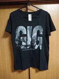 ルードギャラリー プリントTシャツ GIG 3 black RUDEGALLERY