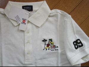 【特売】PEARLY GATES/パーリーゲイツ　ビーバス・アンド・バッドヘッドコラボ 鹿の子ポロシャツ5 日本製