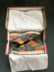 NIKE DANK LOW SCRAP ARCHEO BROWN/ ナイキ・ダンク・ロー・スクラップ・アーキオ・ブラウン・シーグラス　27cm 新品未使用