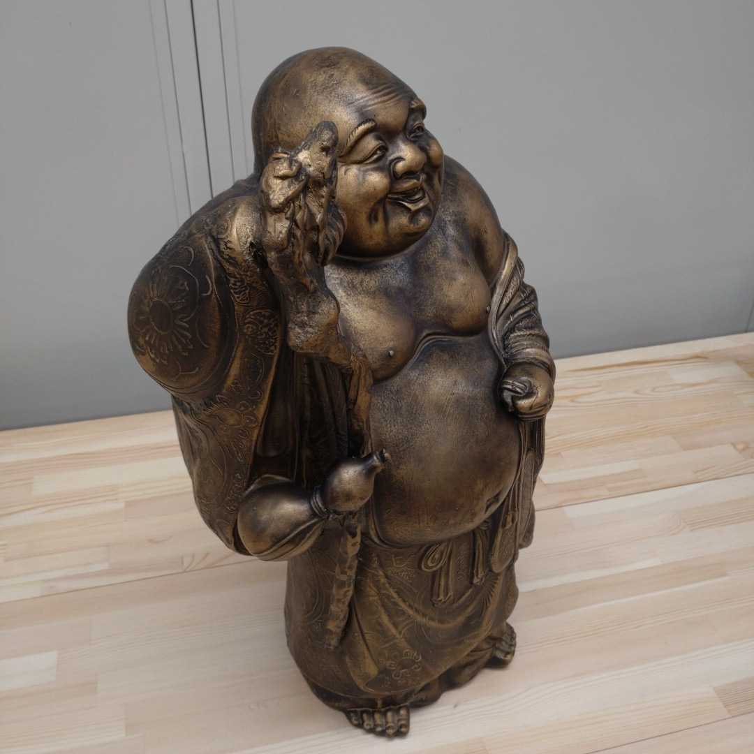 布袋様置物オブジェ高さ57cm 七福神縁起物招福管理番号H-1 | JChere