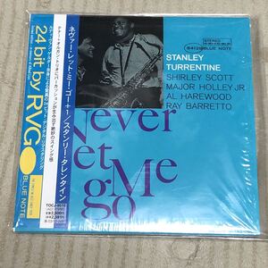 激レア！ブルーノート紙ジャケ★スタンリー・タレンタインSTANLEY TURRENTINE「ネヴァー・レット・ミー・ゴー +1 」シュリンク付極美品