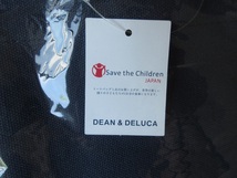 正規品　DEAN＆DELUCA 　Ｍサイズ　トートバッグ　ネイビー＆ゴールド　Save　The　Children　JAPAN　バック　エコバッグ　　_画像5