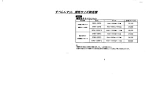 1ロ【東京定#356キ030421-11】フォークリフト爪 スベリ止 マグネットマット２本厚さ4ｍｍt×長さ980mm×巾110ｍｍ SRM-120FS