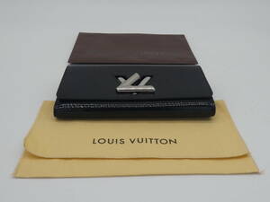 金属部分保護フィルム付 ルイヴィトン エピ ポルトフォイユ ツイスト長財布 LOUIS VUITTON ルイ・ヴィトン:*:・'☆★ 黒 ブラック