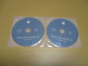 [04072240]Apple*Power Macintosh G4 Install диск 2 листов *J691-2404-A,J691-2428-A