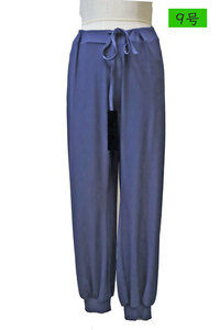 spn27 ノーマカマリ Norma Kamali パンツ ネイビー 紺 9～11号 ｗ64～70 ポリエステル レディース ヨガ ジム フィットネス 未使用 新品