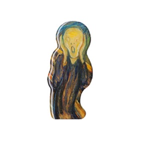 【Art Collection】アート・ダイカットマグネット エドヴァルド・ムンク:叫び 新品 !