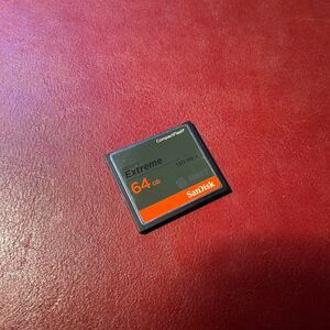 Sandisk extreme 64GB CFカード コンパクトフラッシュメモリーカード SDCFXSB-064G-G46 