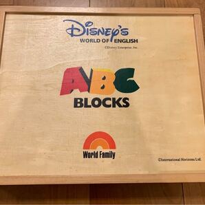 ABC BLOCKS Disney’s 幼児 木のブロック