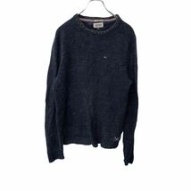 TOMMY HILFIGER セーター Sサイズ トミーヒルフィガー ネイビー 古着卸 アメリカ仕入 t2204-3264_画像1