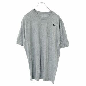 NIKE 半袖Tシャツ XLサイズ ナイキ DRI-FIT ビッグサイズ グレー 古着卸 アメリカ仕入 t2204-3043