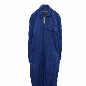 ユーロ 長袖つなぎ W27 サイズ表記4 ワークウェア 作業服 ブルー 古着卸 アメリカ仕入 t2205-3513
